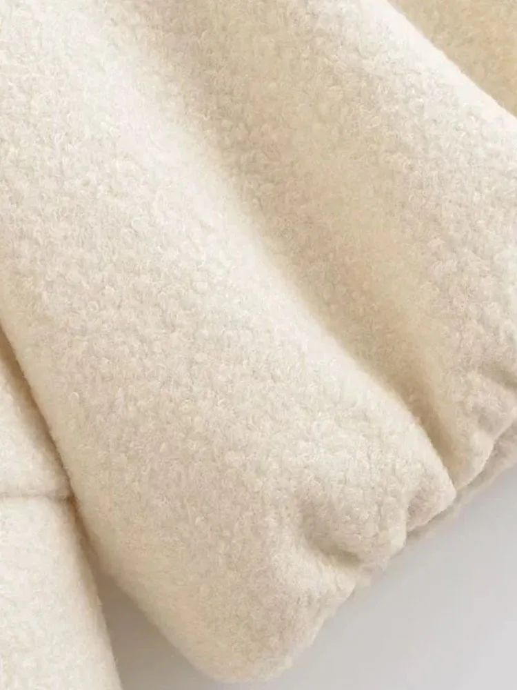 Autumn Winter Stand-Collar Short Jacket for Women - Image 7