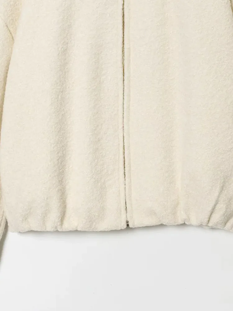 Women’s 2025 Short Fleece Zipper Jacket - Image 4