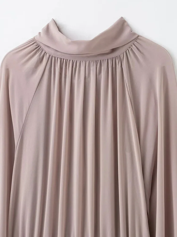 Autumn Winter Bow Blouse Women Loose Fit - Image 3