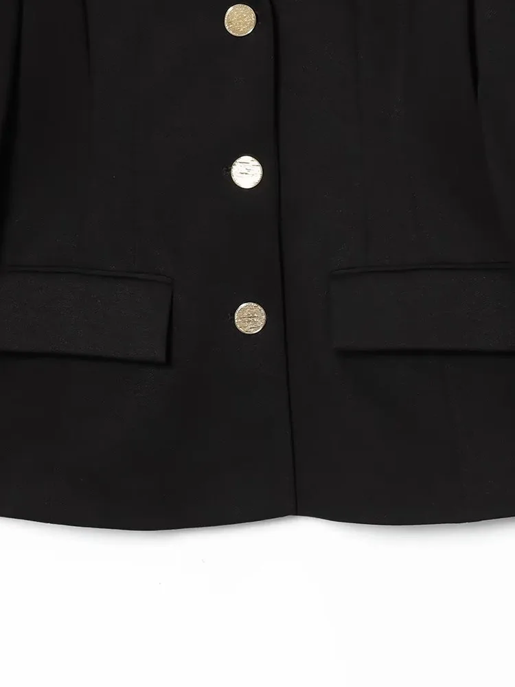 Autumn Winter Womens Blazer Jacket - Image 4