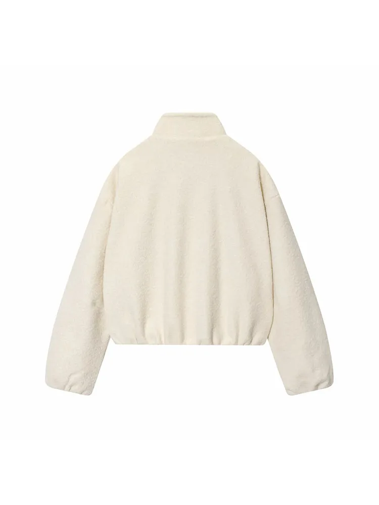 Women’s 2025 Short Fleece Zipper Jacket - Image 2