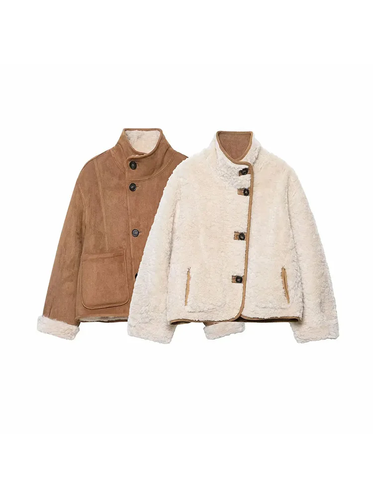 Autumn Winter Reversible Warm Jacket - Image 2