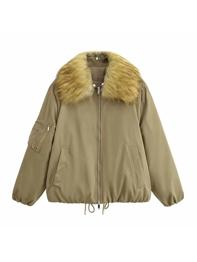 Women’s Quilted Loose Long Sleeve Jacket