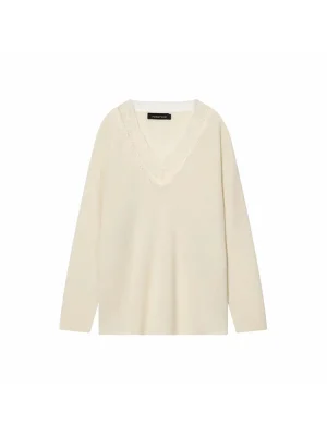 2025 Autumn Lazy V-Neck Knitted Sweater