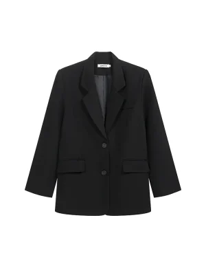 Autumn Korean Style Elegant Long Sleeve Blazer Coat for Women