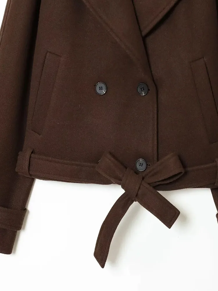 Autumn Winter Casual Lapel Jacket Women - Image 6