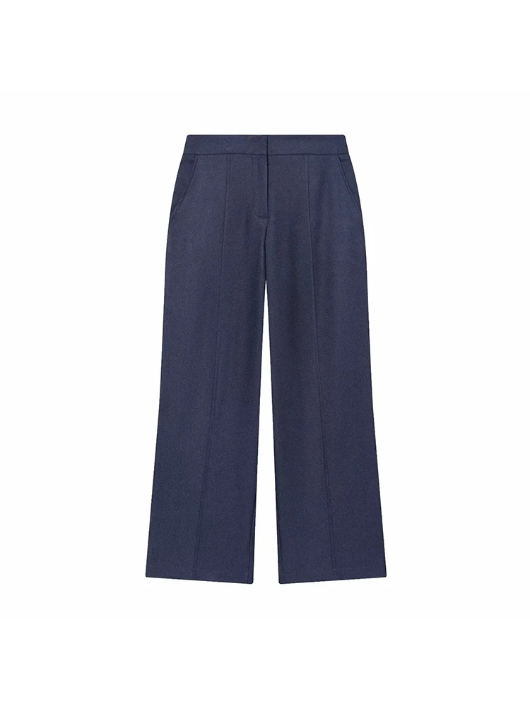 Women’s Lapel Jacket & Straight-Leg Pants Set - Image 4