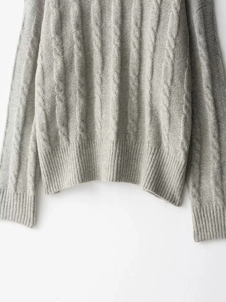 Autumn Winter Vintage O Neck Sweater - Image 3