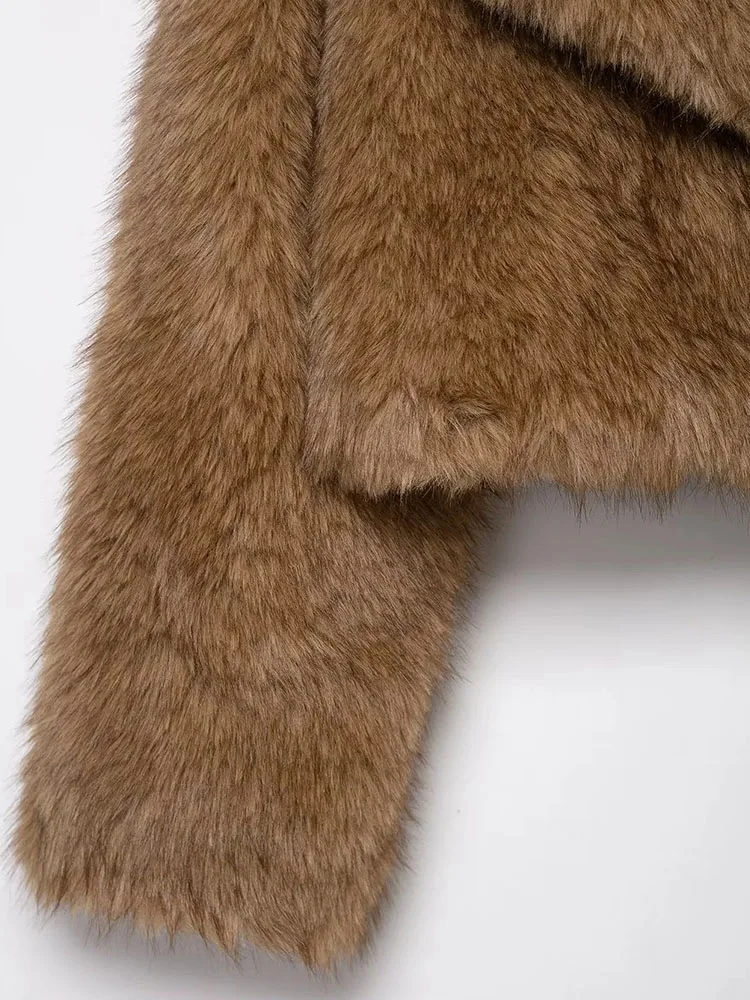 Autumn Winter Faux Fur Jacket - Image 4