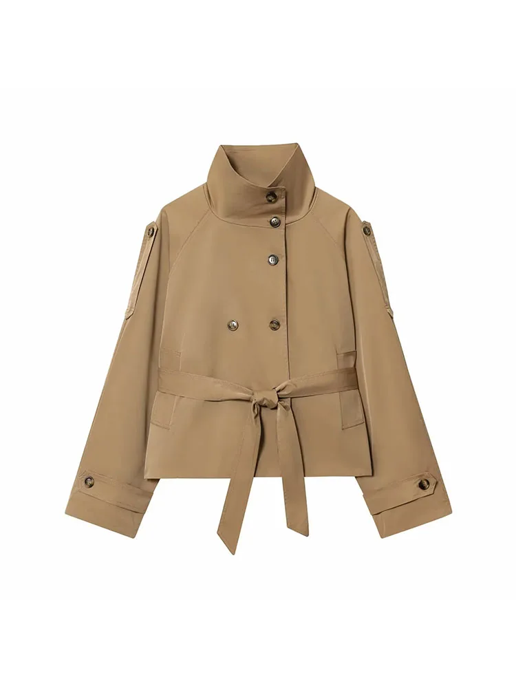 2025 Autumn Winter Stand-Collar Trench Coat - Image 2