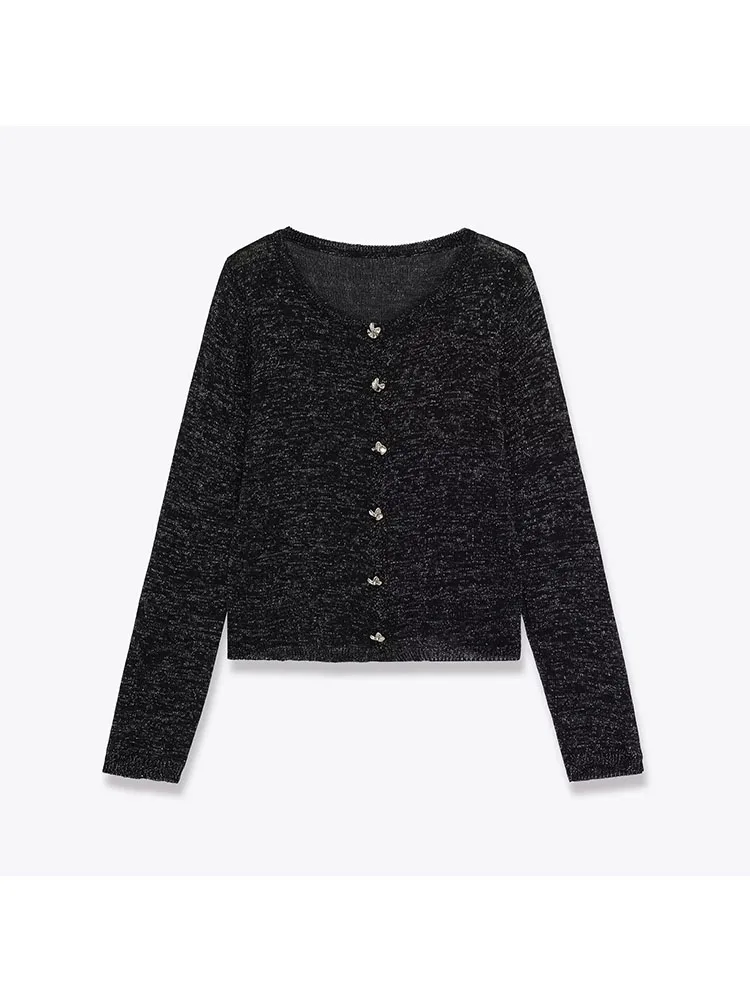 Women’s O-Neck Single-Breasted Blazer