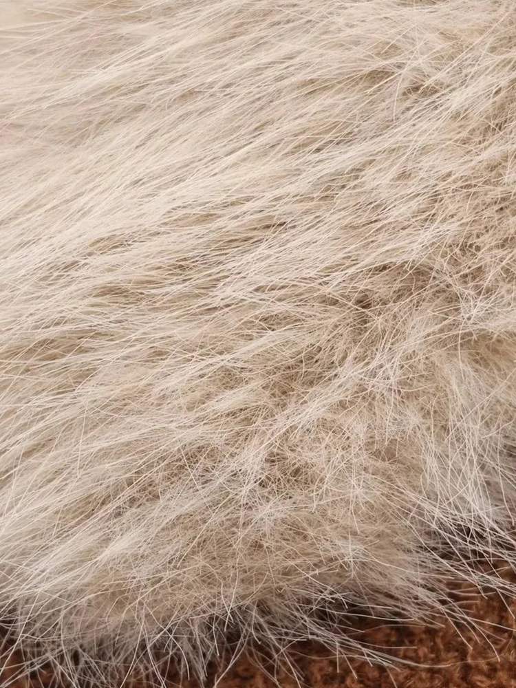 Casual Loose Cashmere Sweater Hoodie - Image 7