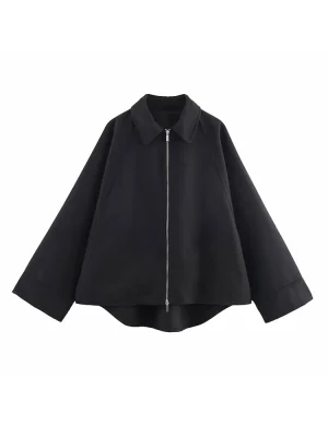 Women’s 2025 Autumn/Winter Slim Zipper Jacket