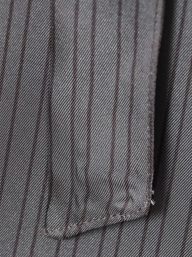 Women’s Striped Loose Long-Sleeve Shirt - Image 5