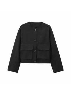 2025 Autumn Casual Solid Loose Jacket