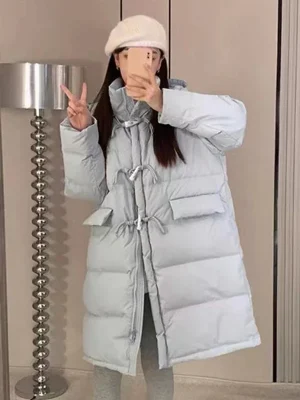 Fashion Long Padded Parka for Women Winter Warm Coat