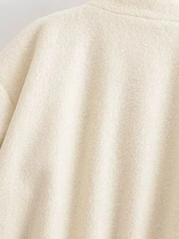 Autumn Winter Stand-Collar Short Jacket for Women - Image 6