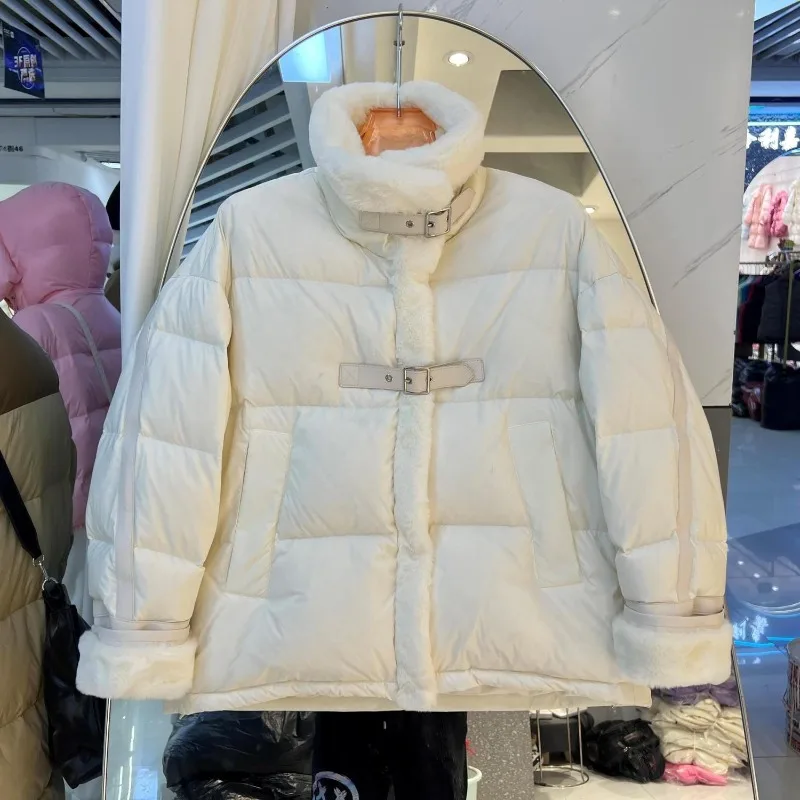 Korean Oversized Lamb Cotton Jacket Women - Image 2