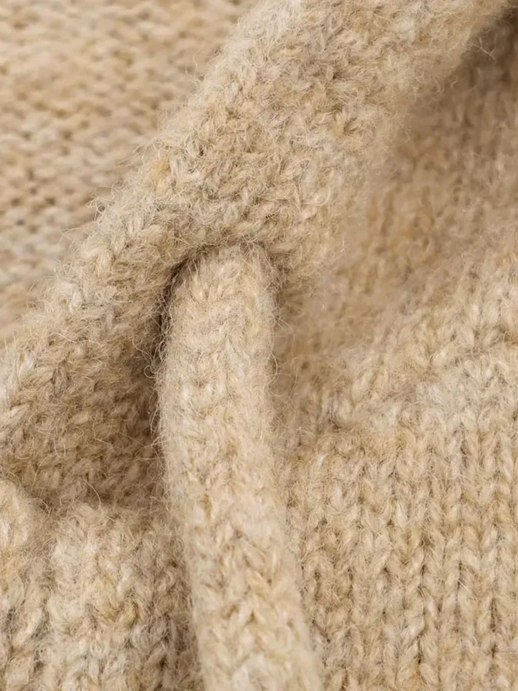 Cashmere Wool Hoodie Cardigan - Image 3