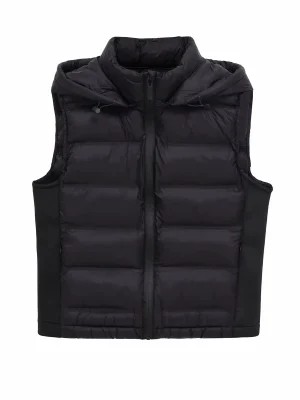 Autumn Winter Lightweight Hooded Zipper Vest