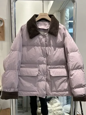 Loose Fit Warm Women’s Down Coat