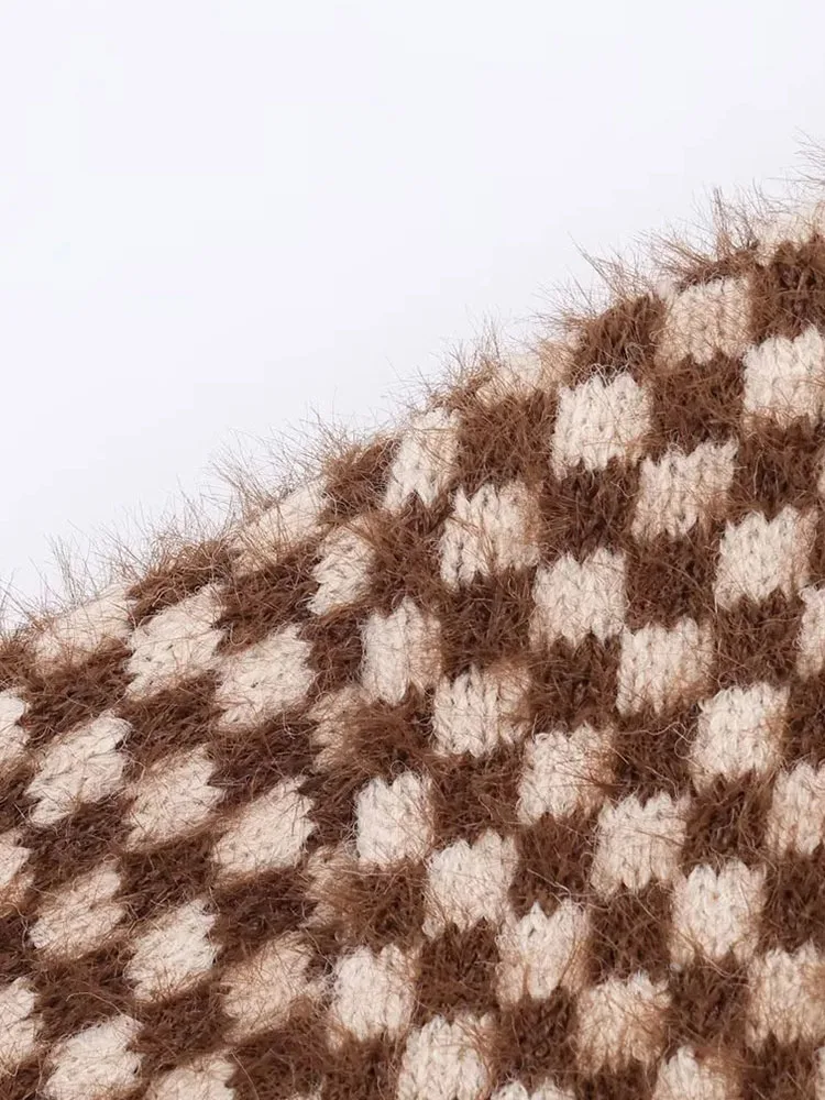 Autumn Winter High-Neck Zip Bomber Sweater - Image 6