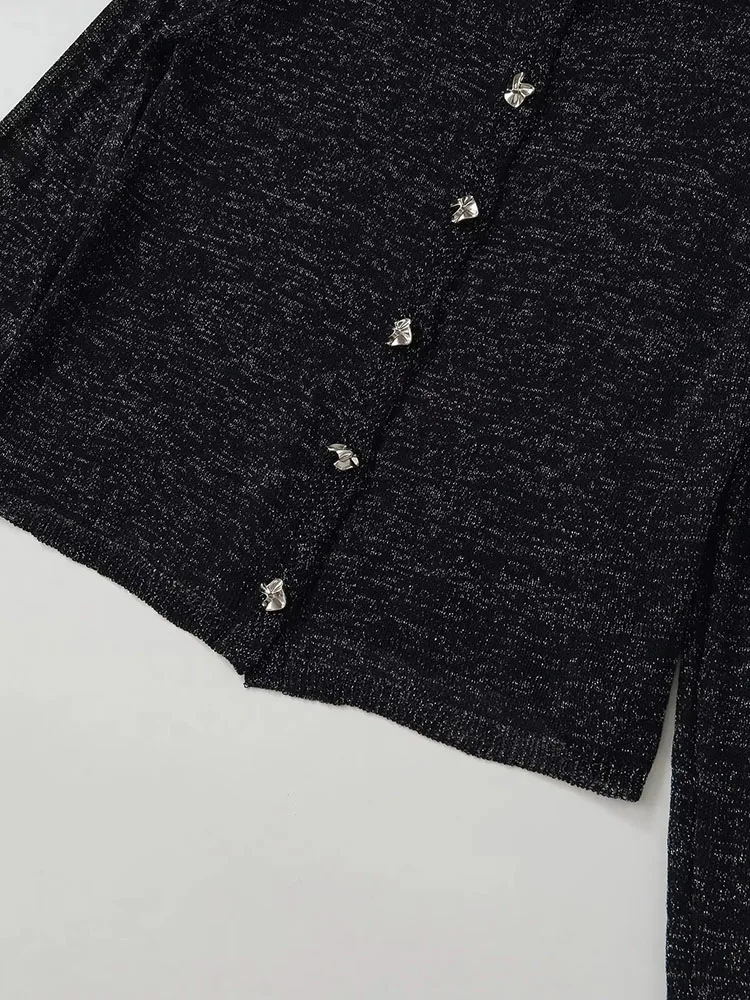 Women’s O-Neck Single-Breasted Blazer - Image 5