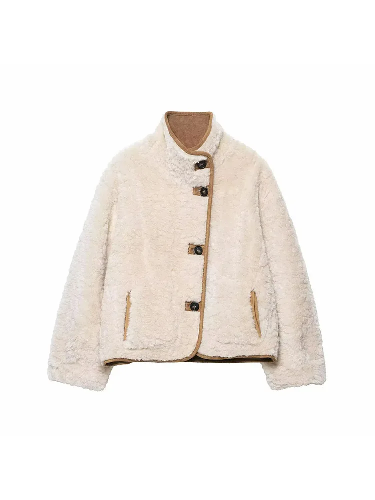 Autumn Winter Reversible Warm Jacket - Image 4