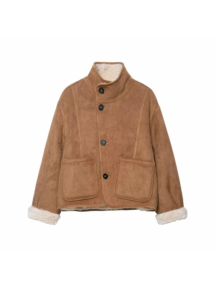 Autumn Winter Reversible Warm Jacket - Image 3