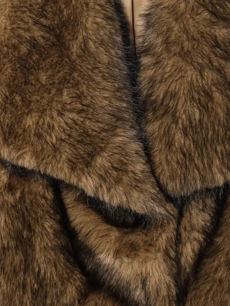 2025 Autumn Faux Fur Loose Coat - Image 5