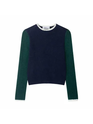 2025 Autumn/Winter Patchwork Knit Sweater