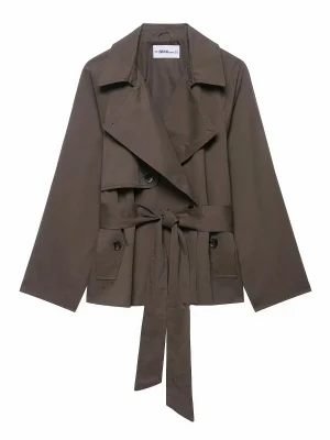 2025 Autumn Chic Lace-Up Long Sleeve Jacket