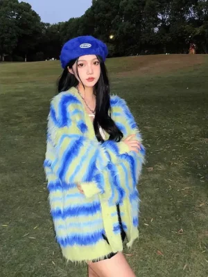 V-Neck Long Sleeve Knit Top for Women