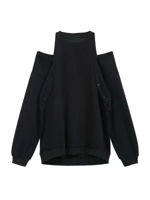 Autumn Off Shoulder Sweatshirt for Women