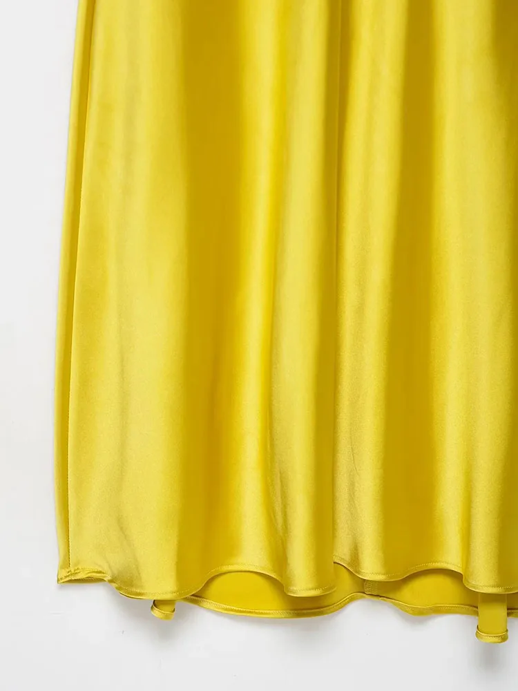 Autumn Backless Spaghetti-Strap Midi Dress - Image 3