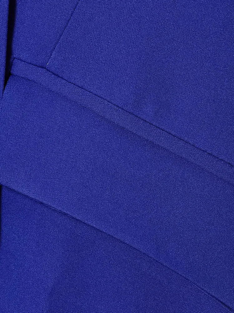 Autumn Winter Double-Breasted Halter Mini Dress - Image 6