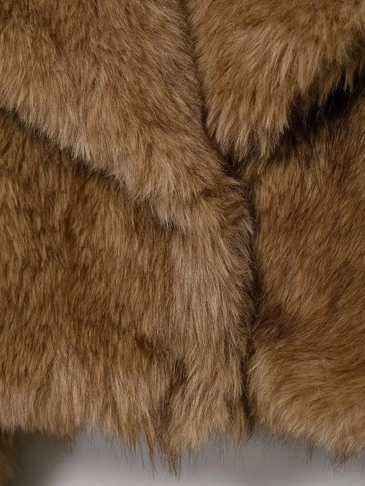 Autumn Winter Faux Fur Jacket - Image 6