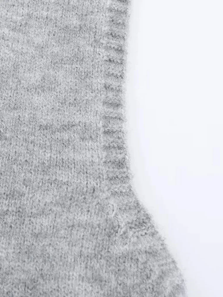 Women’s Bow Knit Vest Loose Fit Sleeveless Outerwear - Image 4