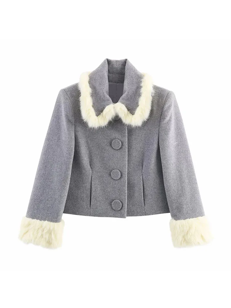 Women’s Chic Single-Breasted Top & Shorts - Image 3