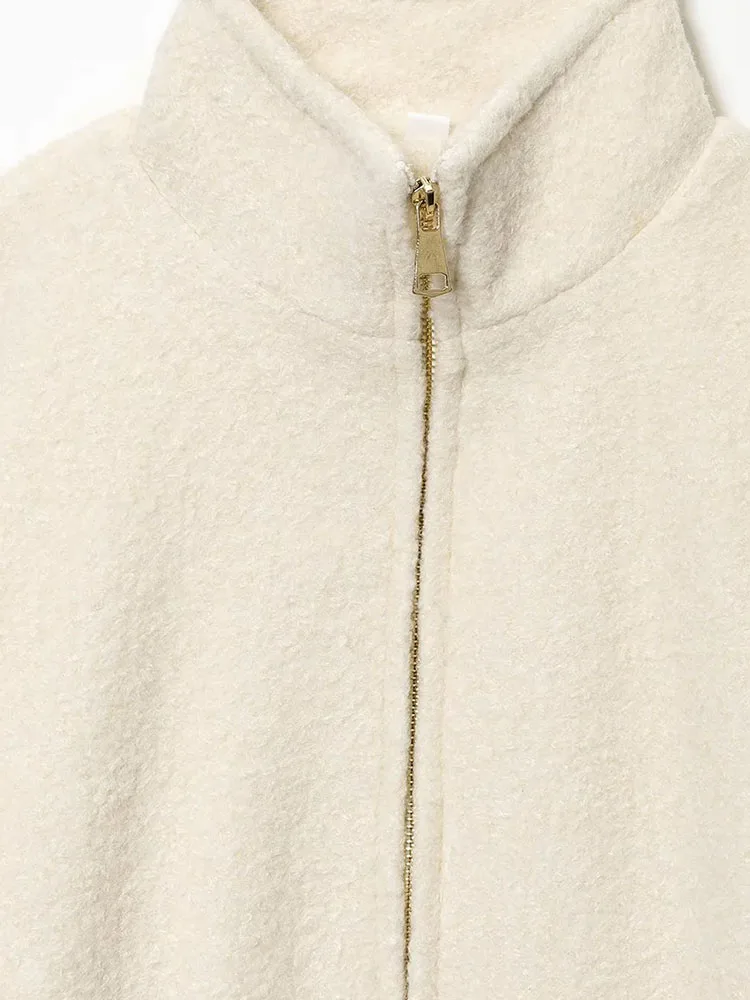 Women’s 2025 Short Fleece Zipper Jacket - Image 3