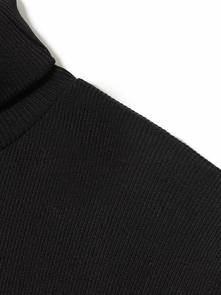 Women’s Black Splice Sleeveless Midi Dress - Image 5