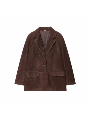 2025 Autumn Winter Single-Button Suit Jacket