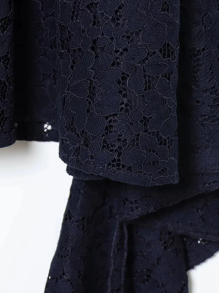 Women’s Lace Layered Mini Dress - Image 5