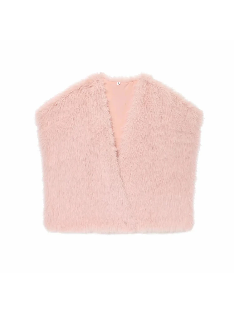 Casual Warm Fur Vest for Women - Image 4