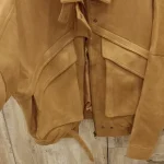 Women’s Retro Suede Leather Short Jacket photo review