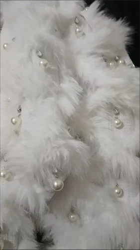2025 Pearl-Embellished Wool Coat photo review