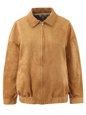 2025 Winter Retro Suede Zipper Jacket