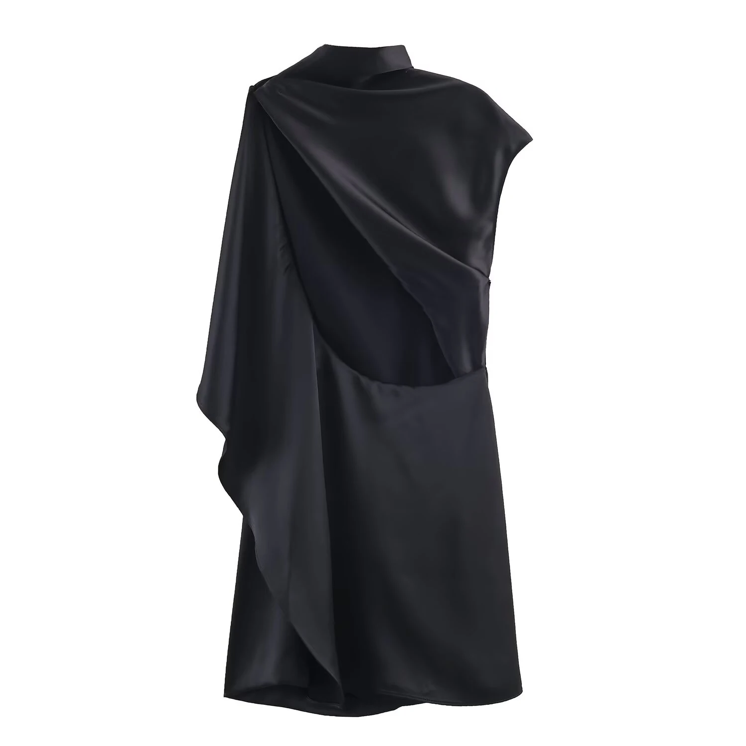 2025 Winter High-Neck Hollow Short Dress - Image 2