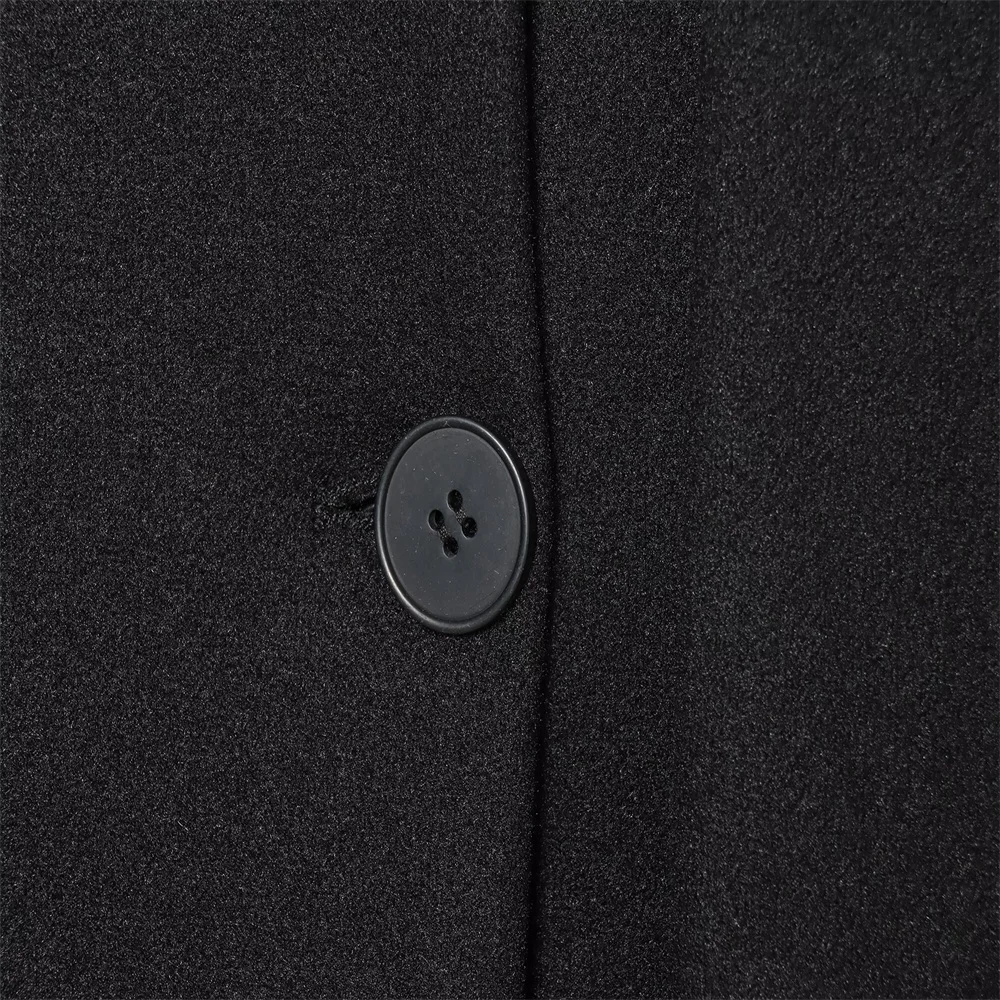 Winter Women’s Blend Coat with Scarf - Image 4