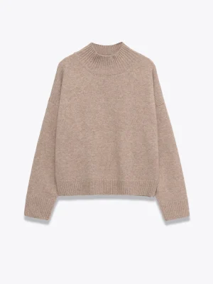 Women’s Soft Stand Collar Knit Sweater